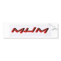 Untitled Bumper Sticker bumper stickers