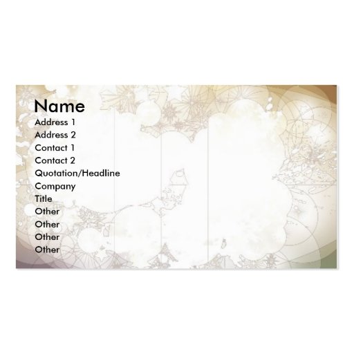Untitled, Name, Address 1, Address 2, Contact 1... Business Card Templates