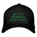 Untitled Paranormal Investigators embroidered hats by upighosthunters Untitled Paranormal Investigators embroidered hats