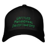 Untitled Paranormal Investigators Embroidered Baseball Caps