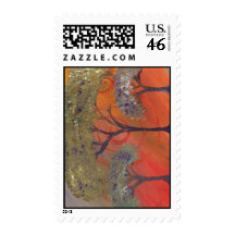 Untitled Spiral Trees Stamps