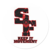 Untitled Sticker by ZAVAGEFAM Untitled Sticker