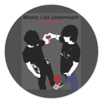 Untitled Sticker by MiseryLiesUnderneath Untitled Sticker