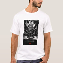 untitled woodcut xiiiiiii t-shirts