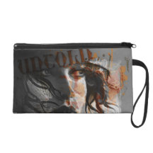 Untold secrets wristlet clutch