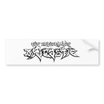Untouchable DJ Drastic Logo [Bumper Sticker]