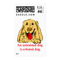 Untrained Dog Stamp