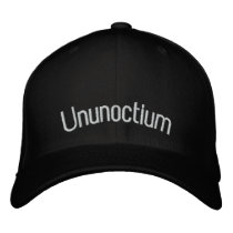 Ununoctium embroidered hats