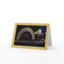 Unusual Christmas Card -- Rainbow