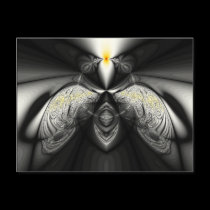 Unusual Fractal Insect Postcard