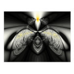 Unusual Fractal Insect Postcard