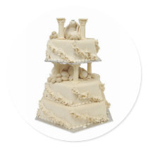 Unusual Wedding Cake stickers