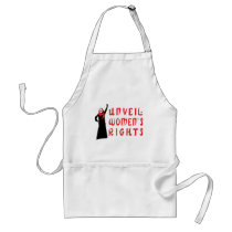Unveil Muslim Women's Rights aprons by inamar Unveil Muslim Women's Rights aprons