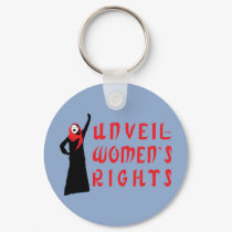 Unveil Muslim Women's Rights keychains by inamar Unveil Muslim Women's Rights keychains