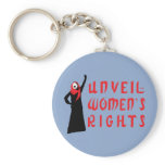 Unveil Muslim Women's Rights Keychain