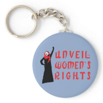 Unveil Muslim Women's Rights keychains