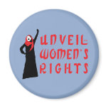 Unveil Muslim Women's Rights magnets
