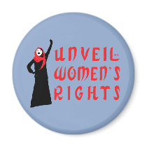 Unveil Muslim Women's Rights magnets