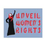 Unveil Muslim Women's Rights Post Cards