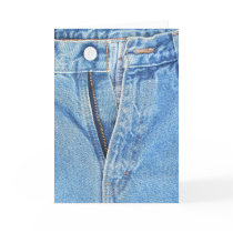unzipped jeans greeting card