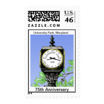 UP 75th Anniversary Clock Stamp