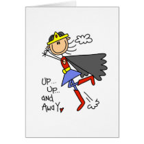 Up and Away Girl Hero Card