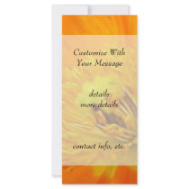 Up Close - Iceland Poppy Custom Rack Card
