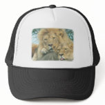 up close lions trucker hats