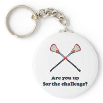 Up For Challenge Lacrosse Keychains