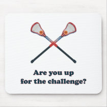 Up For Challenge Lacrosse Mouse Pads