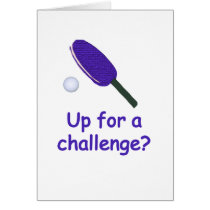 Up For Challenge Ping Pong Cards