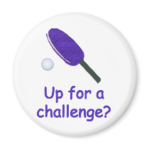 Up For Challenge Ping Pong Refrigerator Magnets