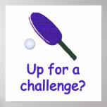 Up For Challenge Ping Pong posters
