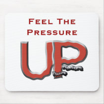 UP Logo nobevBG, Feel The Pressure mousepads