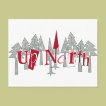 Up North and Trees postcards