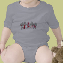 Up North and Trees t-shirts