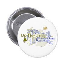 Up North - Michigan Components Button