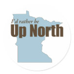 Up North - Minnesota Stickers