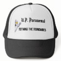 UP Paranormal Trucker Hat (white) by upparanormal UP Paranormal Trucker Hat (white)