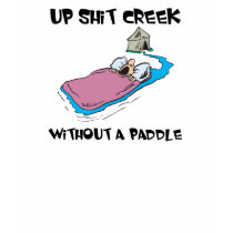Up Shit Creek Without a Paddle t-shirts