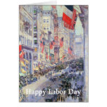 Up the Avenue from 34th Street, May 1917 by Hassam Card