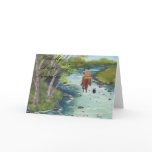 Up the Creek ~ Australian Shepherd & Cowboy gifts Card
