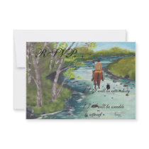 Up the Creek ~ Australian Shepherd & Cowboy gifts Personalized Announcements