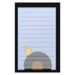Up The Funk Retro Afro Man Stationery