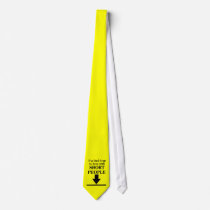 Up To Here With Short People Funny Tie Humor