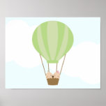 Up, Up and Away! Twins Children's Wall Art Posters