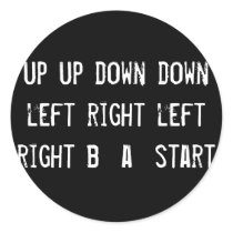 up up down down left right left right b  a  start stickers