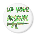 Up Your Arsenal M-4 Carbine Fridge Magnets