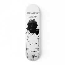 update girl with gasmask skateboards by revwrite update girl with gasmask skateboards