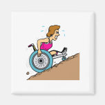 Uphill Race Fridge Magnets